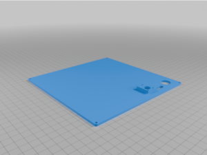 16x16 LED Matrix Back Cover with USBC, Momentary, and Max4466 Microphone  by 6thgenss