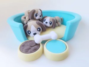 2025-006 Puppy Playset - 3D model by Kawaii Corner 3D on Thangs