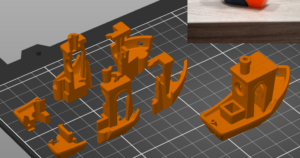 3D Benchy puzzle color