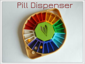 3d Printed Pill Dispenser @ Pinshape