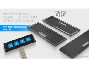 4 button membrane keypad bezel by ma35tr07