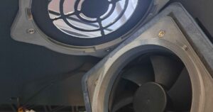 90mm fan quick release