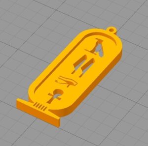 ANCIENT EGYPTIAN KEY CHAIN  @ Pinshape