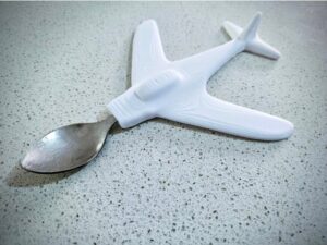 Aeroplane spoon / attachment for cutlery (see instructions) by D33DOz
