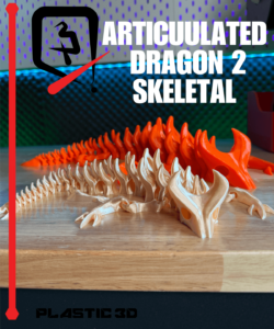 Articulated Dragon 2- Skeletal - 3D model by Plastic 3D on Thangs