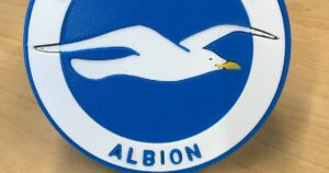 BHAFC crest desk display by cplum | Download free STL model