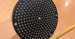 Ball bearing relief printing baren