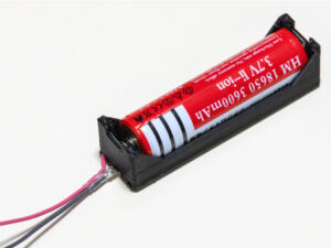 Battery holder for 18650 with protection circuit by soramimi