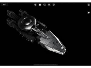 Battlestar Galactica Loki Class Battleship Cyclops by JH1984
