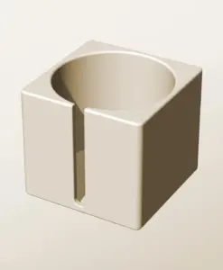 CS96-95-S Modular Stacking slotted container for home decor - 3D model by Printable Objects on Thangs