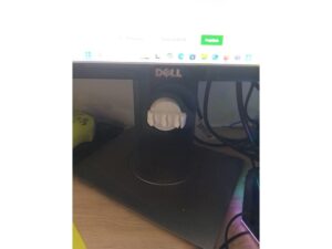 Cable Holder for Dell Monitor by leaf4165