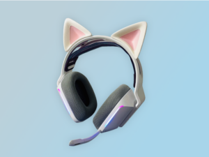 Cat Ears for Logitech G733 and G535 by SandroRopelato