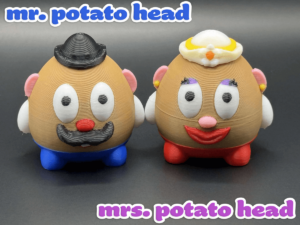 Chonky Chaps: Mr. and Mrs. Potato Head - 3D model by Salvadori3D on Thangs