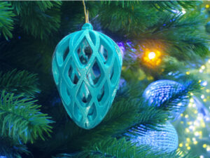 Christmas Tree Ornament, Pine Cone by jll8