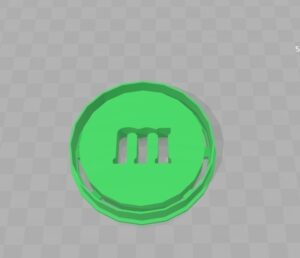 Cookie Cutter - M and M Chocolate @ Pinshape