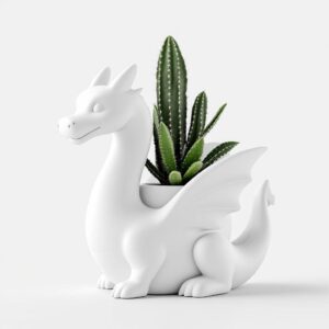 Decorative Dino Pot – Ideal for Succulents - 3D model by VASE on Thangs
