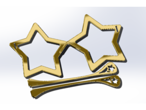 Disco party glasses. Star glasses by bar3de