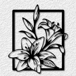 Easter lillies wall art flowers home decor - 3D model by KaozKitten on Thangs