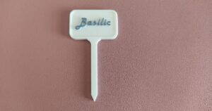 Etiquette sans inscription pour les pots et semis / Blank label for seeding and plant