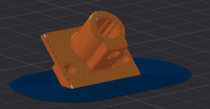 FYSETC Portable Input Shaper (PIS) MK8 nozzle mount by Reubertt | Download free STL model