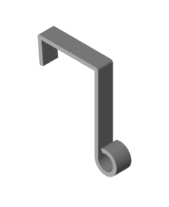 Flat roof hook - 3D model by ajb34 on Thangs