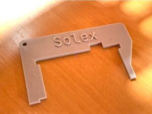 Fuel Level Adjustment Template for VAZ Solex Carburetors by eugconrad