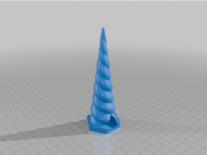 Gravitrax compatible Unicorn Horn Insert by SprunkiFan9017