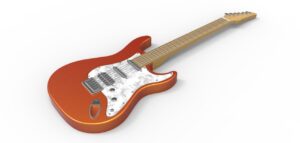 Guitar Miniature Model @ Pinshape