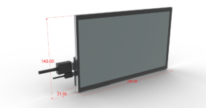 HMTECH 10.1" LCD Screen Stand-In