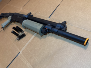 Halo M90 shotgun parts kit for airsoft tri shots by NoogThePrinter