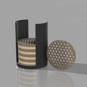 HoneyComb Coasters - 3D model by FutureXPrint on Thangs