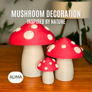 Inspired by Nature Mushroom Deco / Vase Mode / Secret Place - 3D model by Alima Unique Designs on Thangs