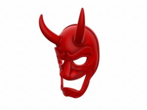 Japanese Demon Mask @ Pinshape