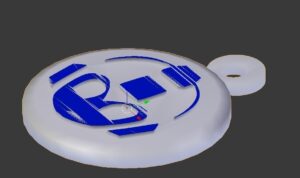 Keychain Megaman @ Pinshape