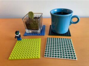 LEGO Drink Coaster Plate by antonaccid