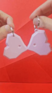 Luvdisc Valentine Magnetic Low Poly Keychain - 3D model by Polymon on Thangs