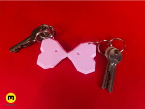 Luvdisc Valentine Magnetic Low Poly Keychain by 3D-mon