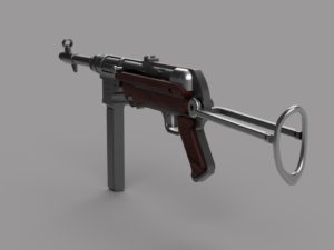MP40 (Submachine gun) @ Pinshape