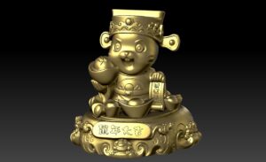 Money Rat Chinese New Year-Plenty of money influx Decoration @ Pinshape