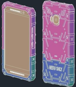 NERV SH-06D CASE FOR HTC ONE M9 @ Pinshape