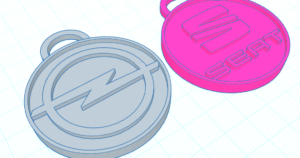 Opel and SEAT Keychain by Skiper3D | Download free STL model