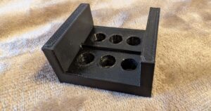Pinewood Derby Weight Jig (3/8 inch holes) by Rushman | Download free STL model