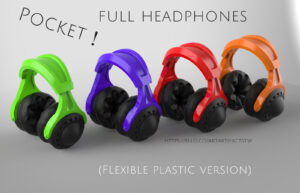 Pocket full headphones @ Pinshape