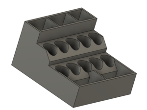 Présentoire pour fioles d'huiles essentielles (emplacements 17mm) by JoeBenett