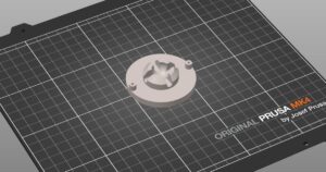 Prusa Enclosure Corner Puck Light Ball Mount Adapter