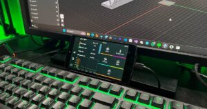 Razer ornata chroma v2 phone holder