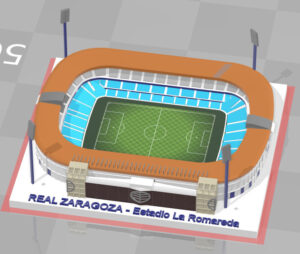 Real Zaragoza - La Romareda @ Pinshape