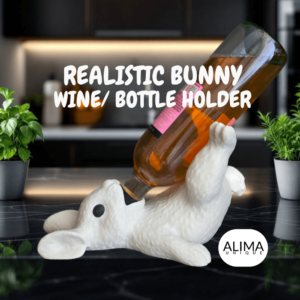 Realistic Bunny Wine / Bottle Holder / Print in Parts / Easter Home Decoration - 3D model by Alima Unique Designs on Thangs