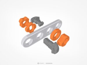 STEMFIE construction set sample parts @ Pinshape