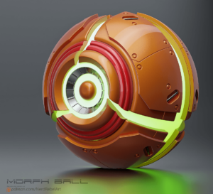 Samus Morph Ball - 3D model by NerdRebelArt on Thangs